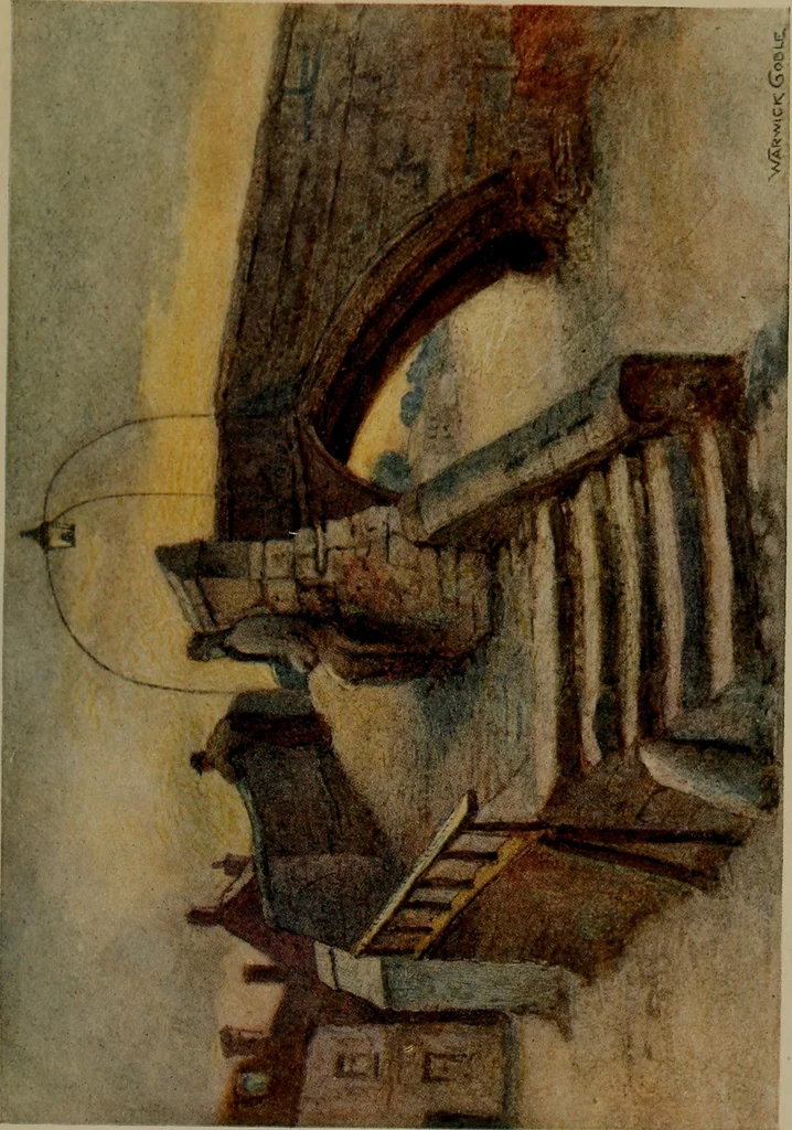 An illustration from The greater abbeys of England, 1908, leaf 107