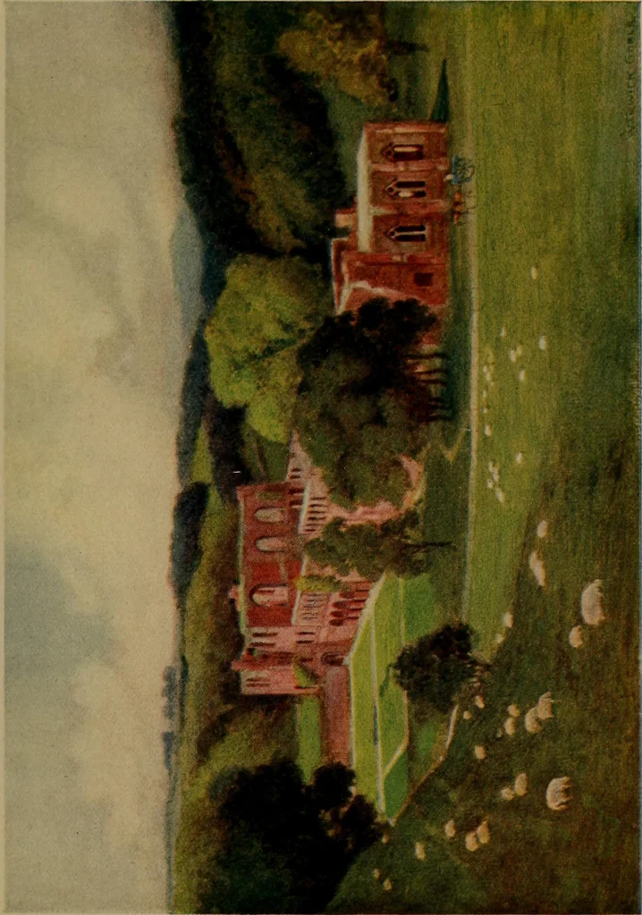 An illustration from The greater abbeys of England, 1908, leaf 123