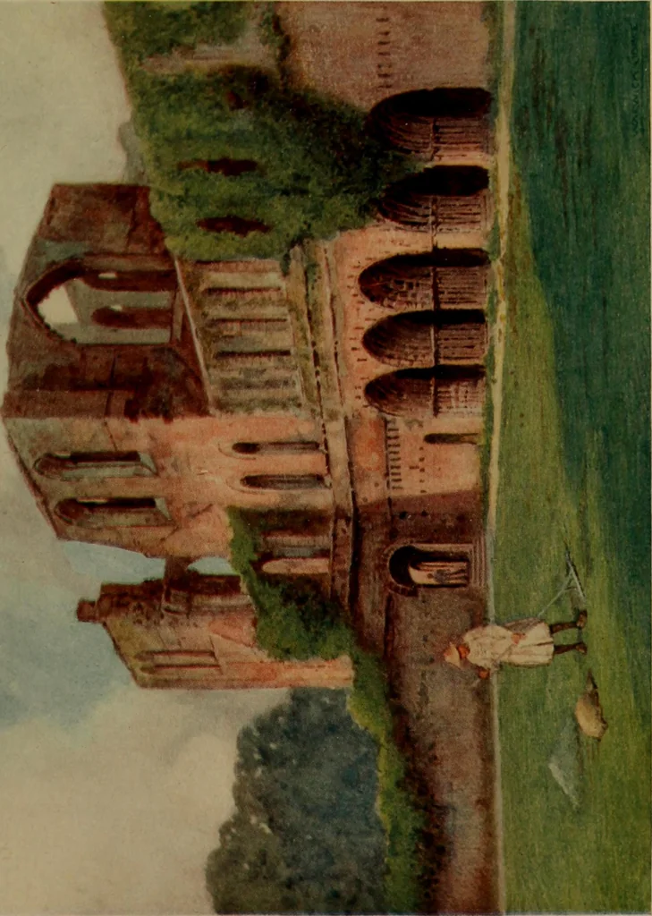 An illustration from The greater abbeys of England, 1908, leaf 129