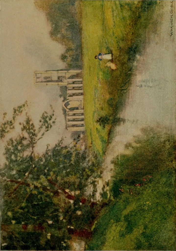 An illustration from The greater abbeys of England, 1908, leaf 139