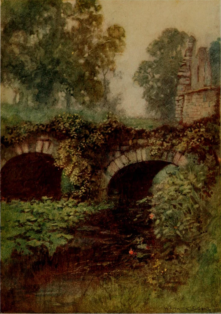 An illustration from The greater abbeys of England, 1908, leaf 151