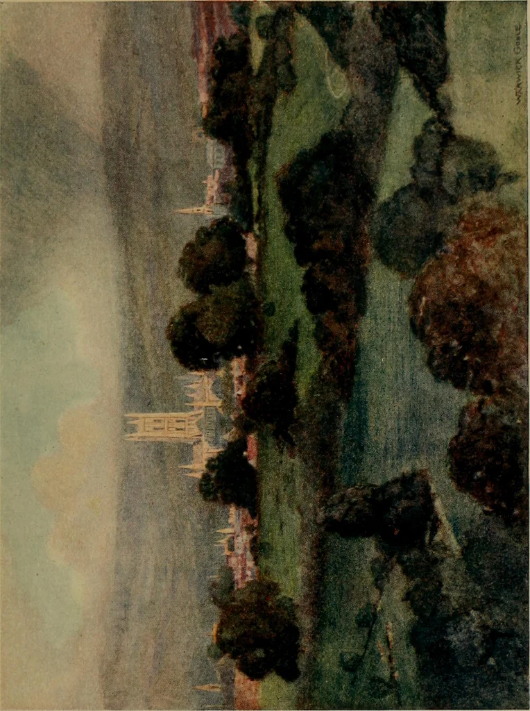 An illustration from The greater abbeys of England, 1908, leaf 175