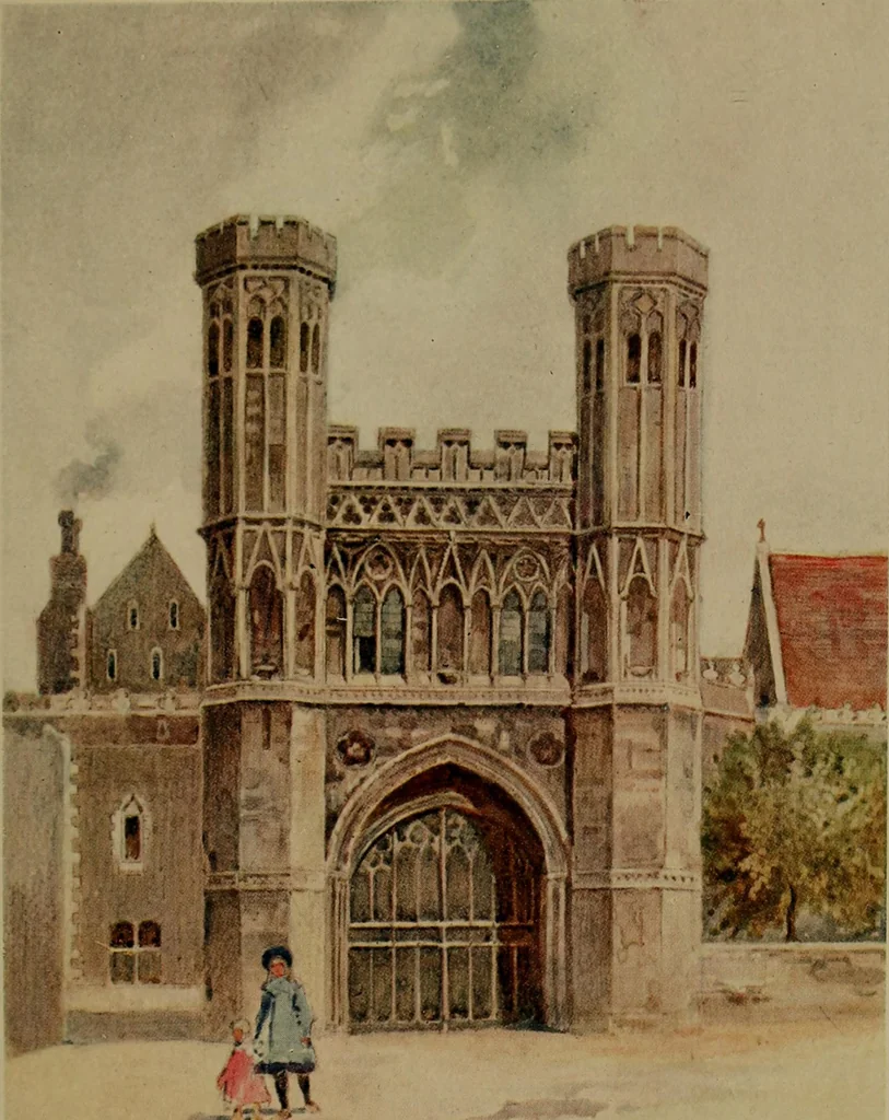 An illustration from The greater abbeys of England, 1908, leaf 25