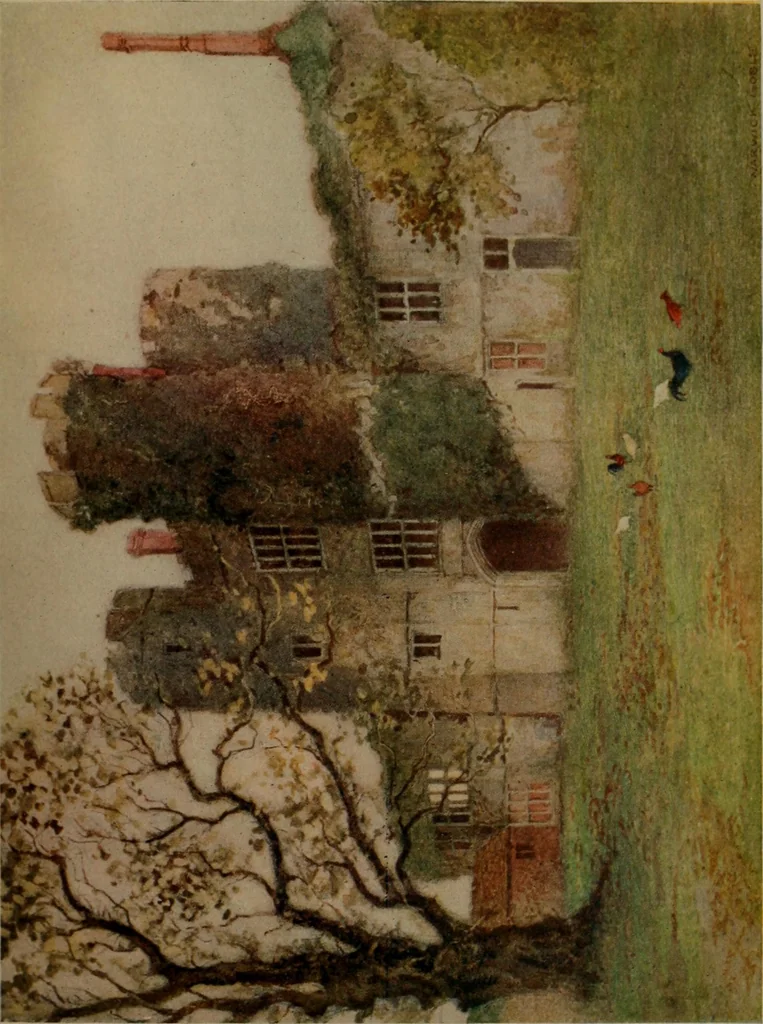 An illustration from The greater abbeys of England, 1908, leaf 281