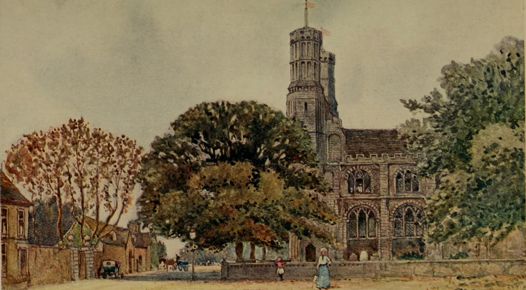 An illustration from The greater abbeys of England, 1908, leaf 315
