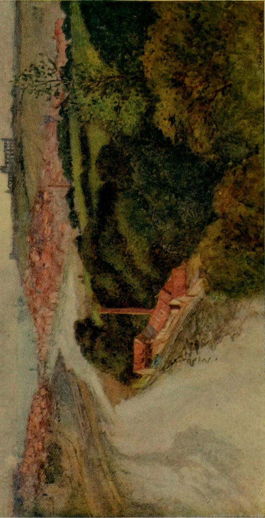 An illustration from The greater abbeys of England, 1908, leaf 323