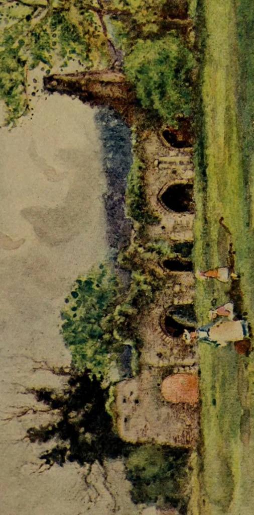 An illustration from The greater abbeys of England, 1908, leaf 357