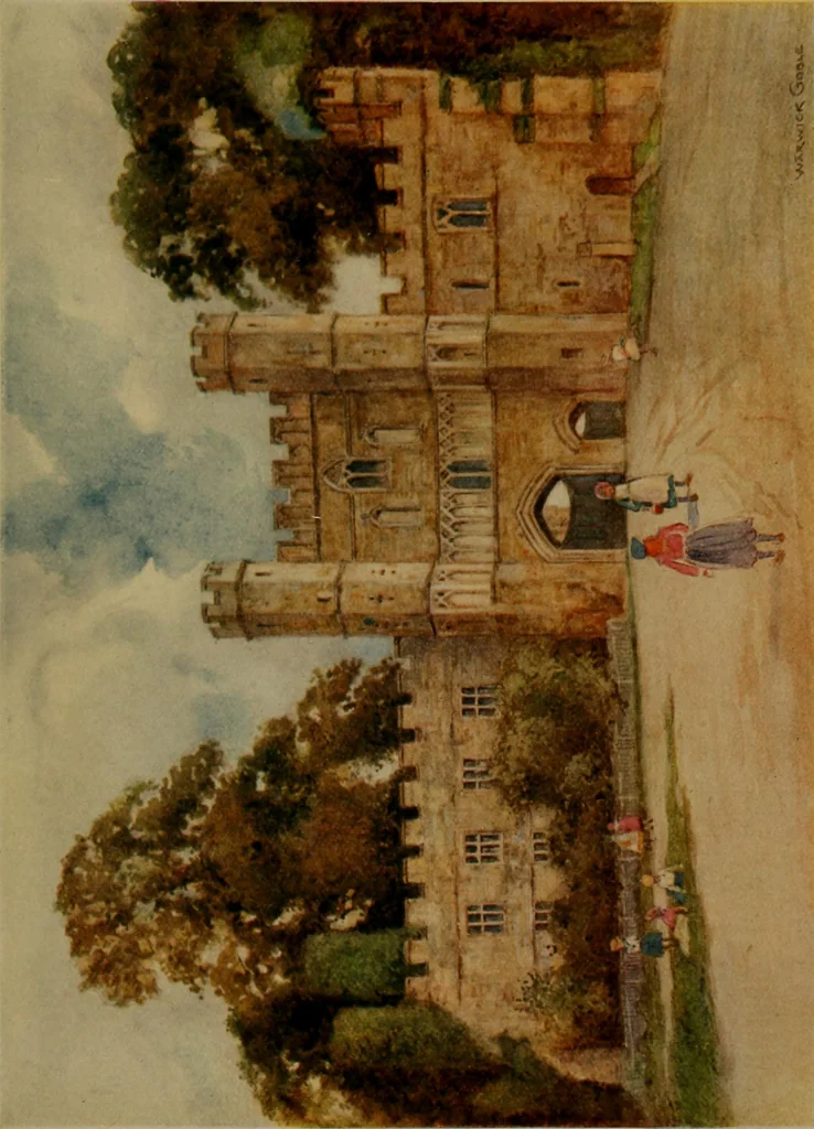 An illustration from The greater abbeys of England, 1908, leaf 51