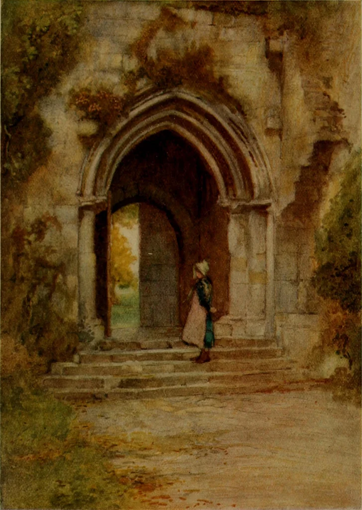 An illustration from The greater abbeys of England, 1908, leaf 63