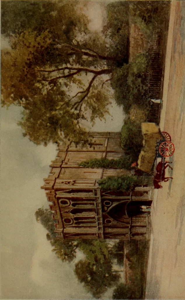 An illustration from The greater abbeys of England, 1908, leaf 83