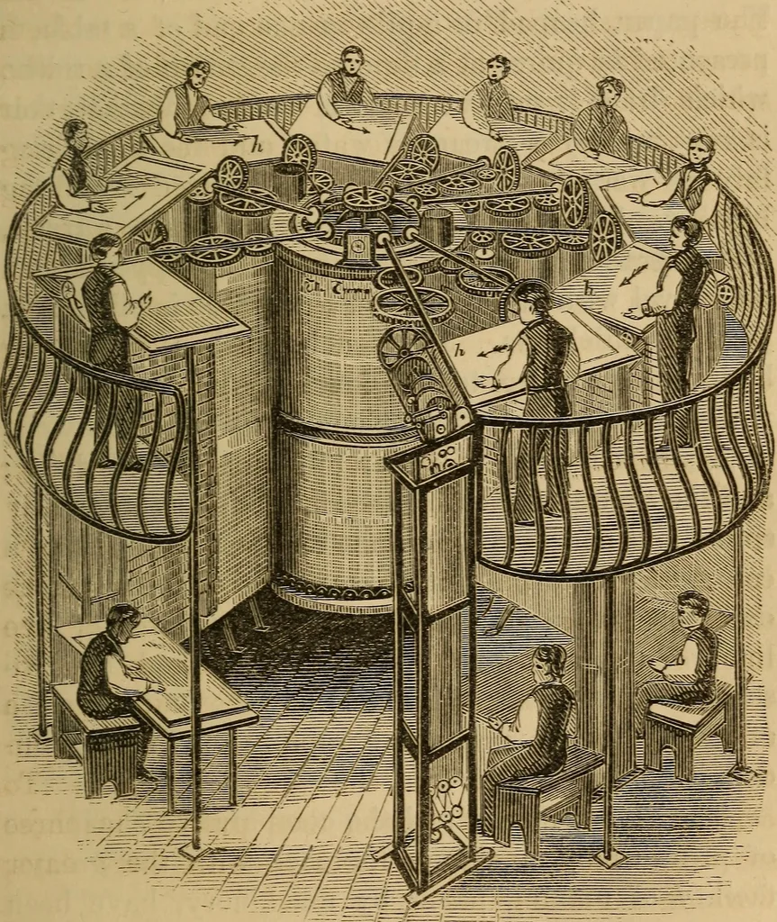 An illustration from Great facts : a popular history and description of the most remarkable inventions during the present century, 1860, leaf 255