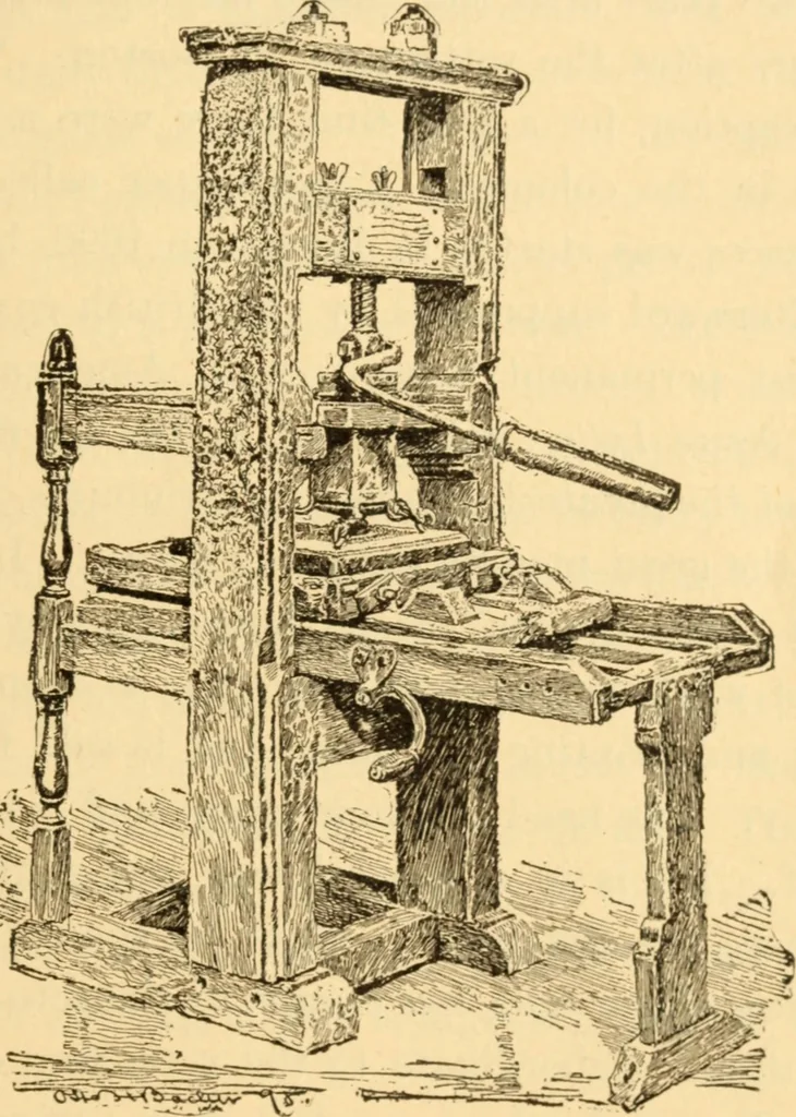 An illustration from Great inventions and discoveries, 1911, leaf 27
