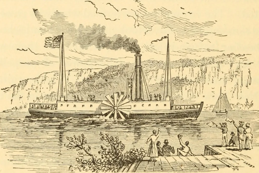 An illustration from Great inventions and discoveries, 1911, leaf 54