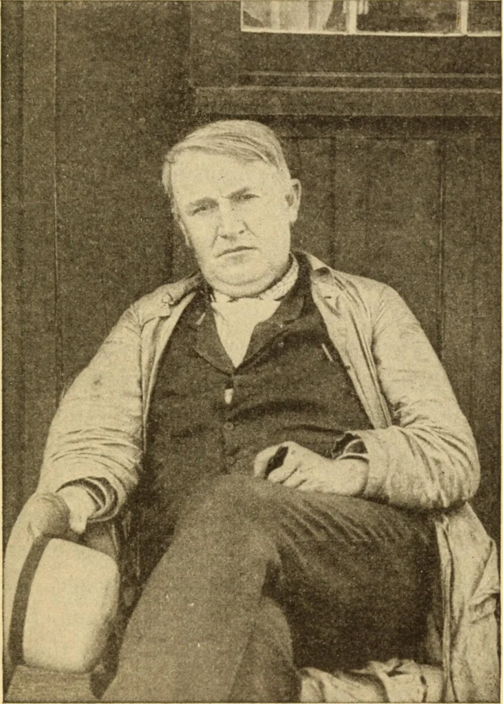 An illustration from Great inventions and discoveries, 1911, leaf 83