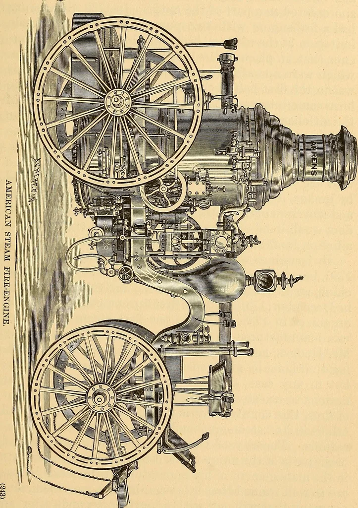 An illustration from The great inventions : their history, from the earliest period to the present. Their influence on civilization, accompanied by sketches of lives of the principal inventors; their labors, their hardships and their triumphs, 1883, leaf 248