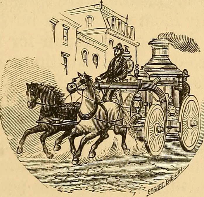 An illustration from The great inventions : their history, from the earliest period to the present. Their influence on civilization, accompanied by sketches of lives of the principal inventors; their labors, their hardships and their triumphs, 1883, leaf 252