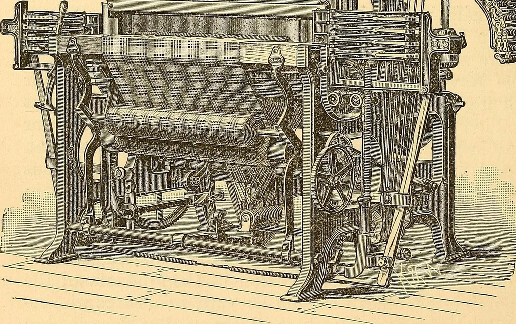 An illustration from The great inventions : their history, from the earliest period to the present. Their influence on civilization, accompanied by sketches of lives of the principal inventors; their labors, their hardships and their triumphs, 1883, leaf 273