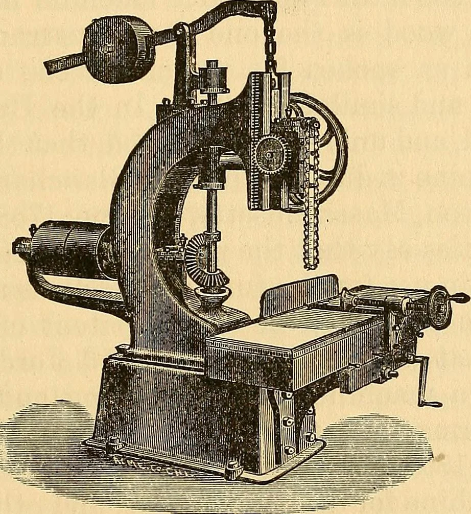 An illustration from The great inventions : their history, from the earliest period to the present. Their influence on civilization, accompanied by sketches of lives of the principal inventors; their labors, their hardships and their triumphs, 1883, leaf 314