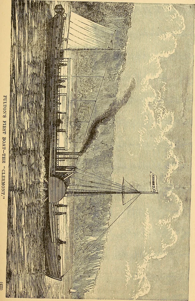 An illustration from The great inventions : their history, from the earliest period to the present. Their influence on civilization, accompanied by sketches of lives of the principal inventors; their labors, their hardships and their triumphs, 1883, leaf 460