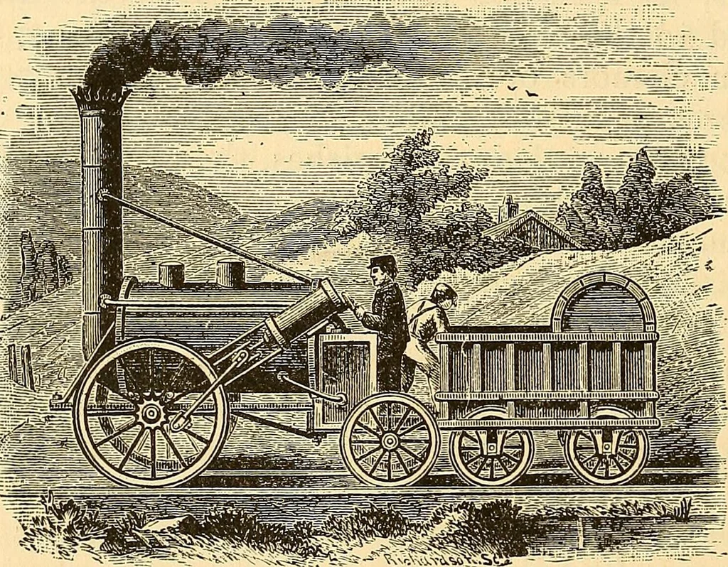 An illustration from The great inventions : their history, from the earliest period to the present. Their influence on civilization, accompanied by sketches of lives of the principal inventors; their labors, their hardships and their triumphs, 1883, leaf 485
