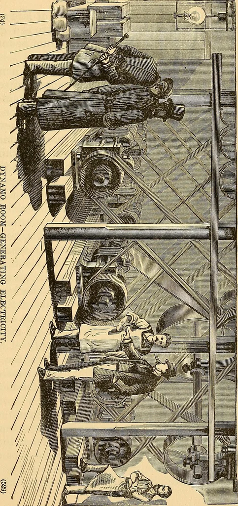 An illustration from The great inventions : their history, from the earliest period to the present. Their influence on civilization, accompanied by sketches of lives of the principal inventors; their labors, their hardships and their triumphs, 1883, leaf 534