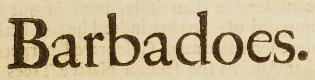 An illustration from Great nevves from the Barbadoes. Or, A true and faithful account of the grand conspiracy of the Negroes against the English. And the happy discovery of the same. With the number of those that were burned alive, beheaded, and otherwise executed for their horrid crimes. With a short discription of that plantation. With allowance, 1676, leaf 9