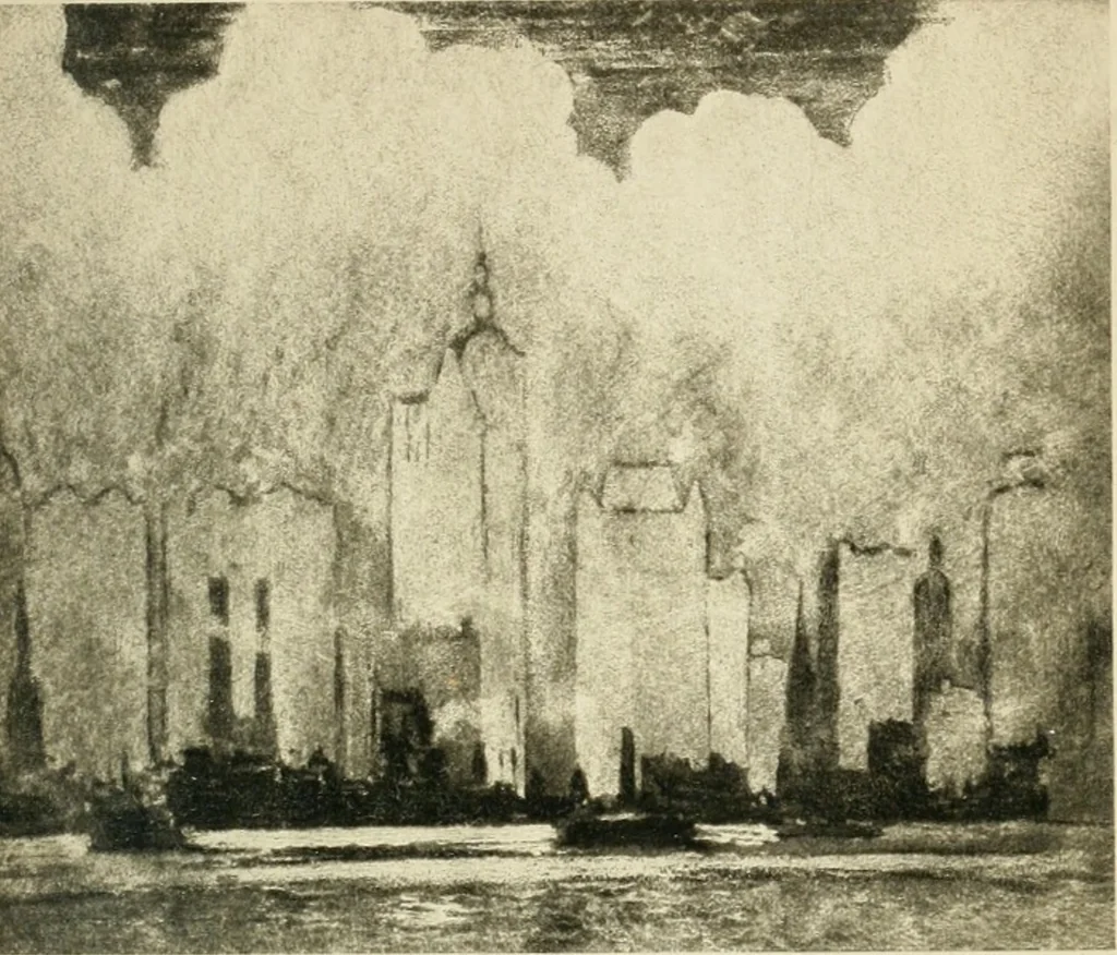 An illustration from The great New York, 1900, leaf 32