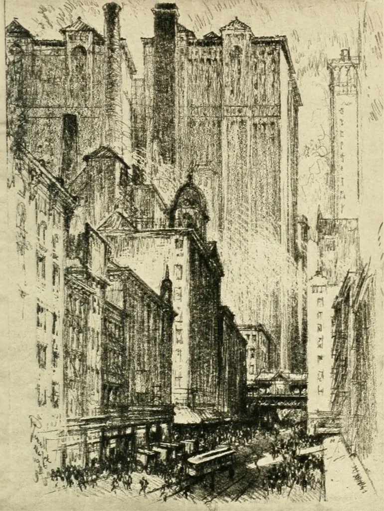 An illustration from The great New York, 1900, leaf 42