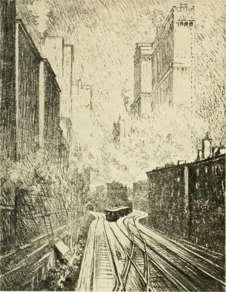 An illustration from The great New York, 1900, leaf 48