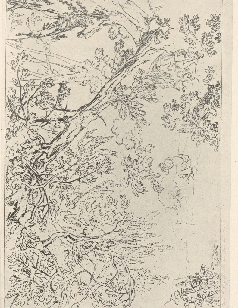 An illustration from The great painter-etchers from Rembrandt to Whistler, 1914, leaf 184