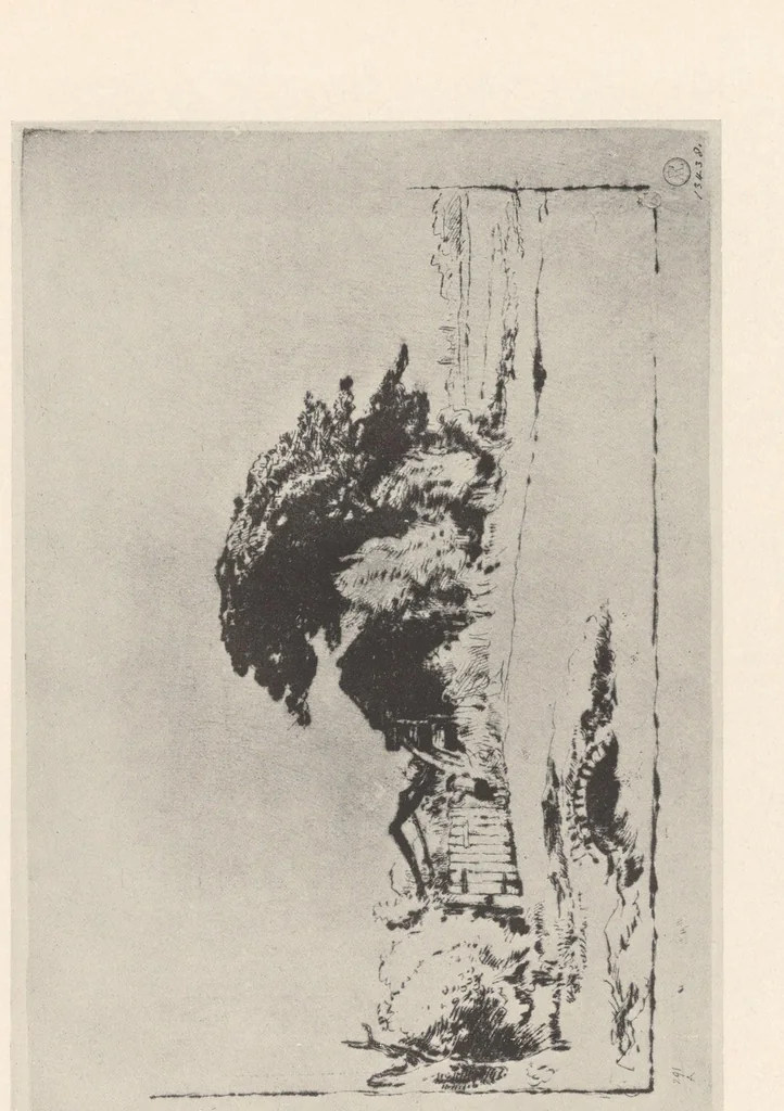 An illustration from The great painter-etchers from Rembrandt to Whistler, 1914, leaf 195