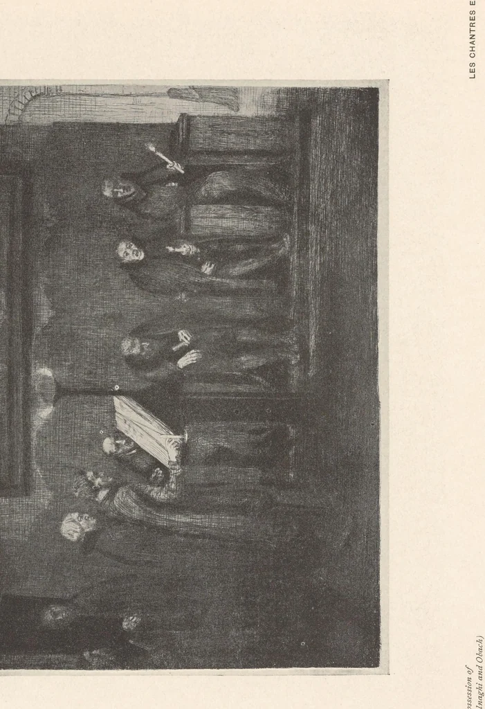 An illustration from The great painter-etchers from Rembrandt to Whistler, 1914, leaf 244