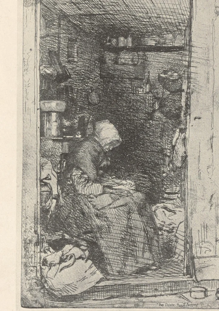 An illustration from The great painter-etchers from Rembrandt to Whistler, 1914, leaf 256