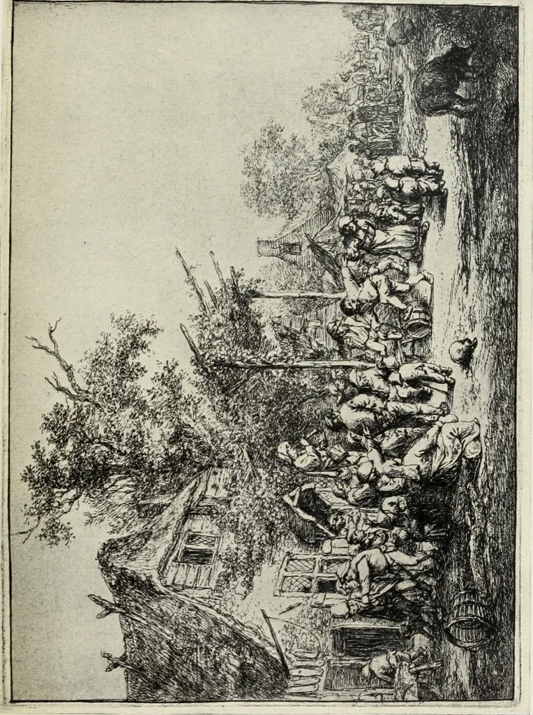 An illustration from The great painter-etchers from Rembrandt to Whistler, 1914, leaf 102