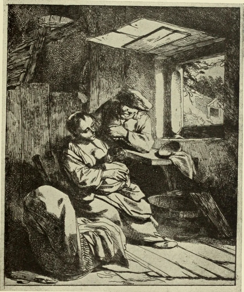 An illustration from The great painter-etchers from Rembrandt to Whistler, 1914, leaf 110