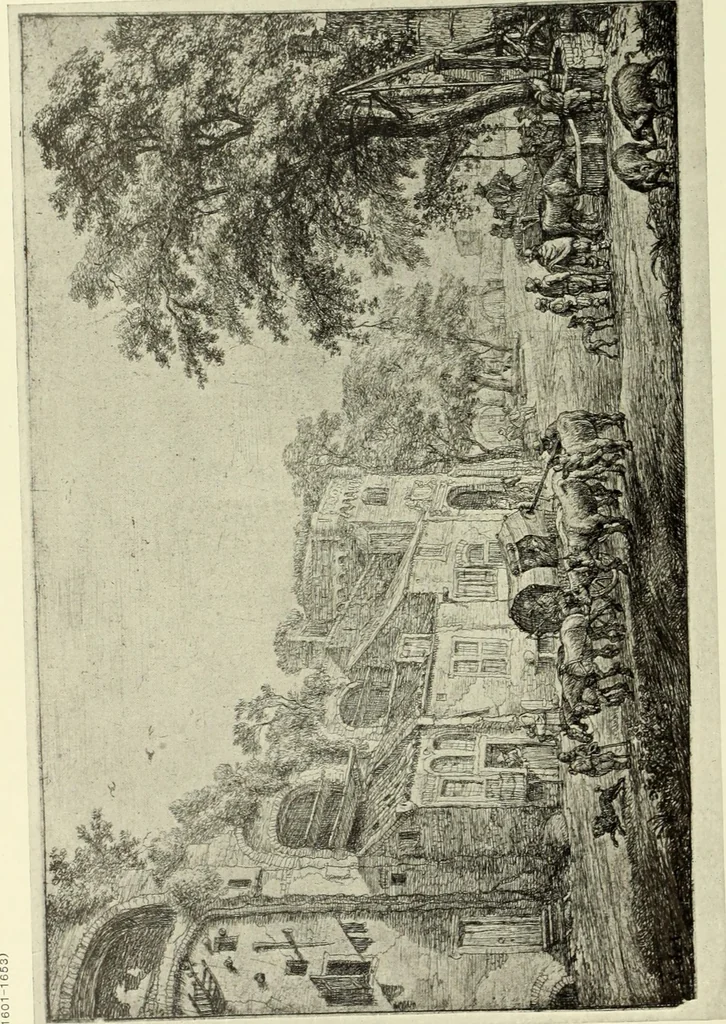 An illustration from The great painter-etchers from Rembrandt to Whistler, 1914, leaf 113