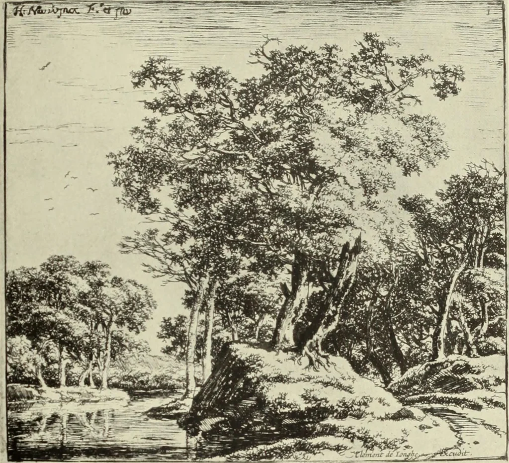 An illustration from The great painter-etchers from Rembrandt to Whistler, 1914, leaf 118