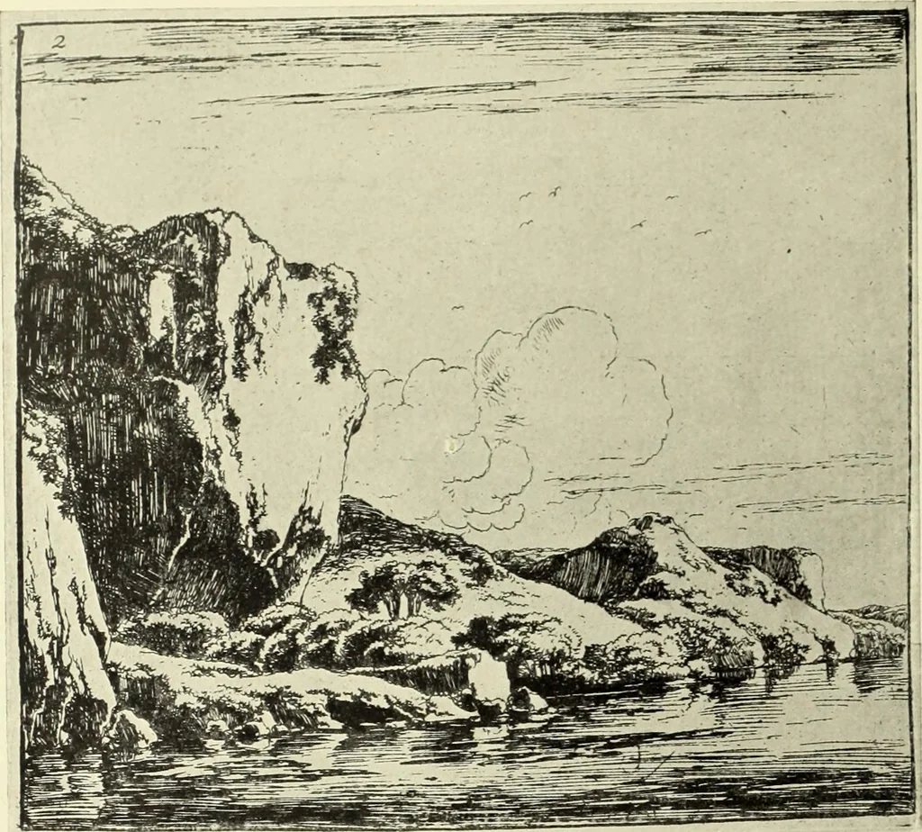 An illustration from The great painter-etchers from Rembrandt to Whistler, 1914, leaf 119