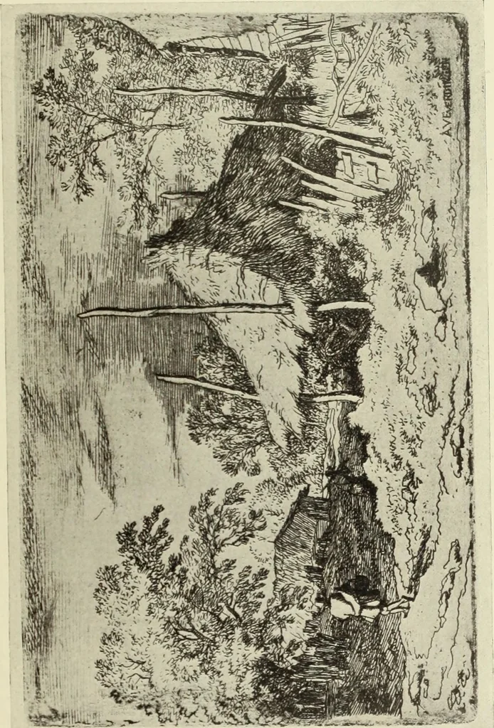 An illustration from The great painter-etchers from Rembrandt to Whistler, 1914, leaf 120