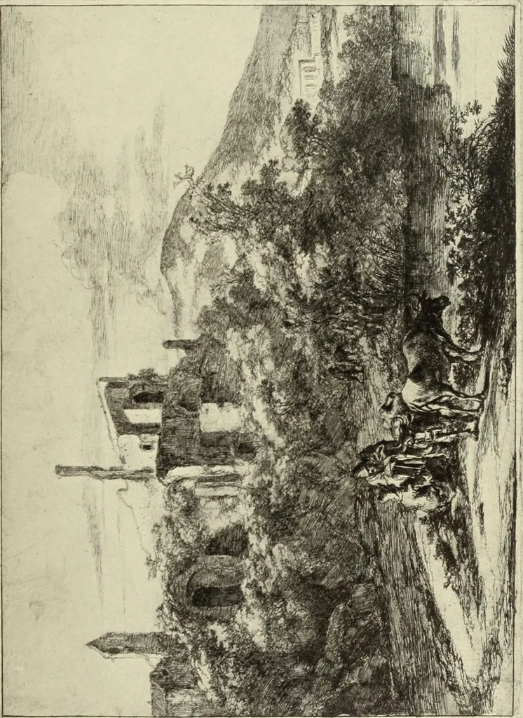 An illustration from The great painter-etchers from Rembrandt to Whistler, 1914, leaf 126