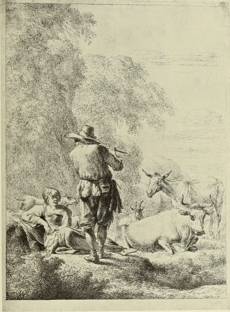 An illustration from The great painter-etchers from Rembrandt to Whistler, 1914, leaf 128