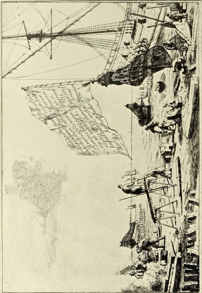 An illustration from The great painter-etchers from Rembrandt to Whistler, 1914, leaf 137