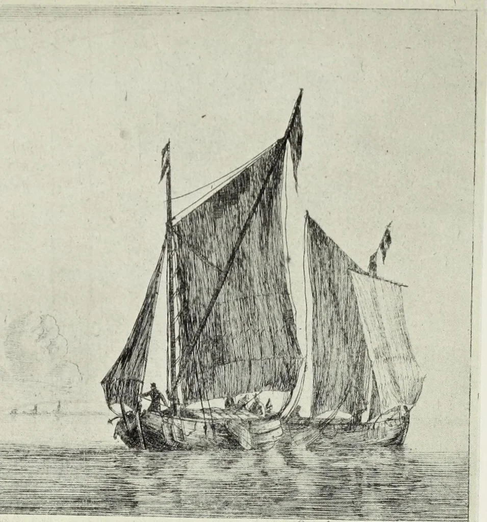 An illustration from The great painter-etchers from Rembrandt to Whistler, 1914, leaf 138