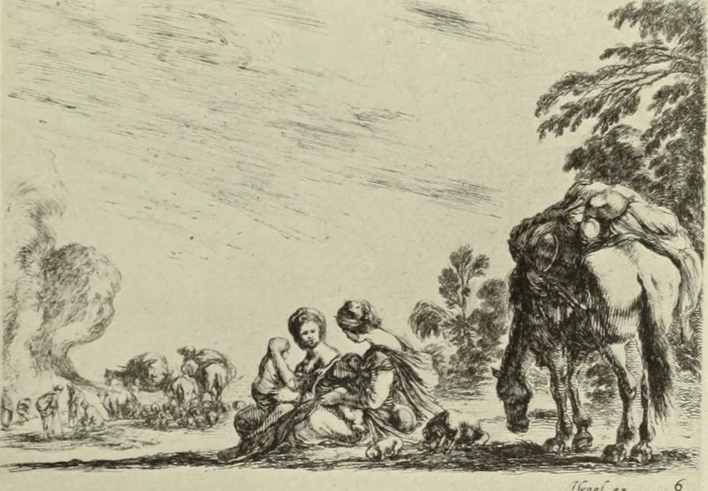 An illustration from The great painter-etchers from Rembrandt to Whistler, 1914, leaf 142