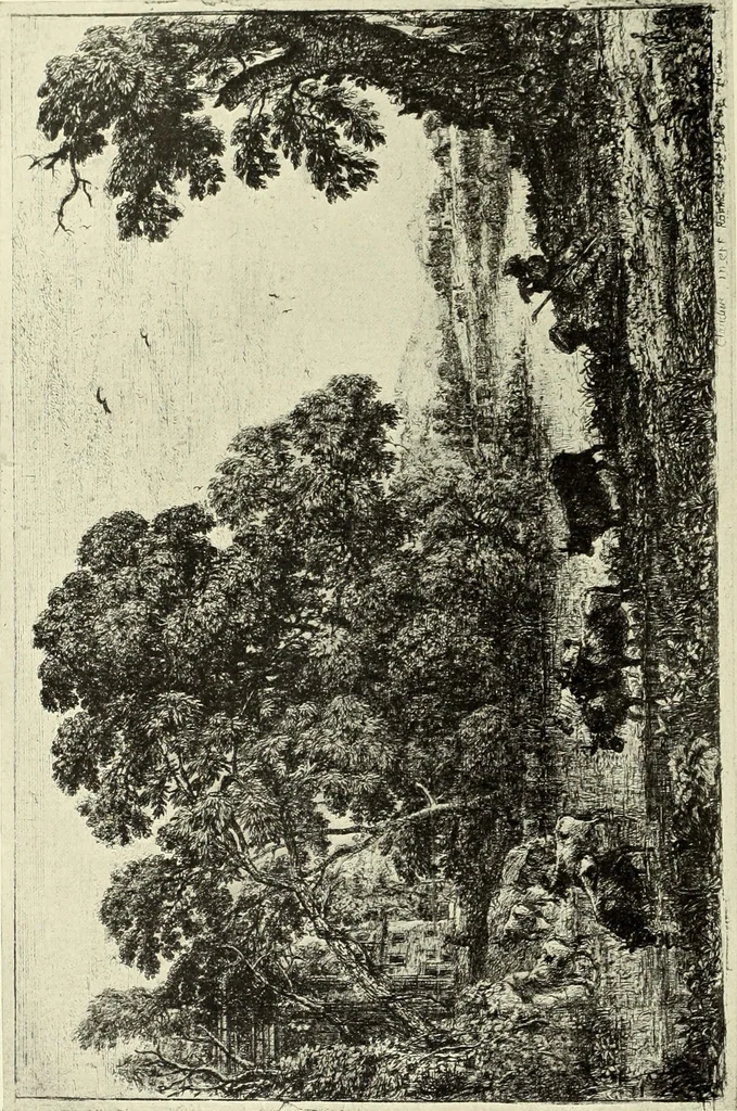 An illustration from The great painter-etchers from Rembrandt to Whistler, 1914, leaf 143