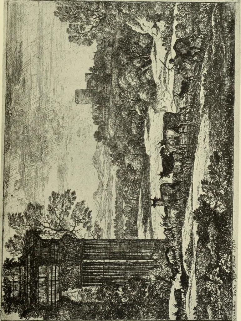 An illustration from The great painter-etchers from Rembrandt to Whistler, 1914, leaf 146