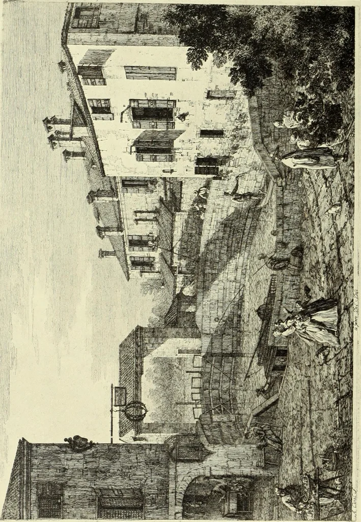 An illustration from The great painter-etchers from Rembrandt to Whistler, 1914, leaf 163