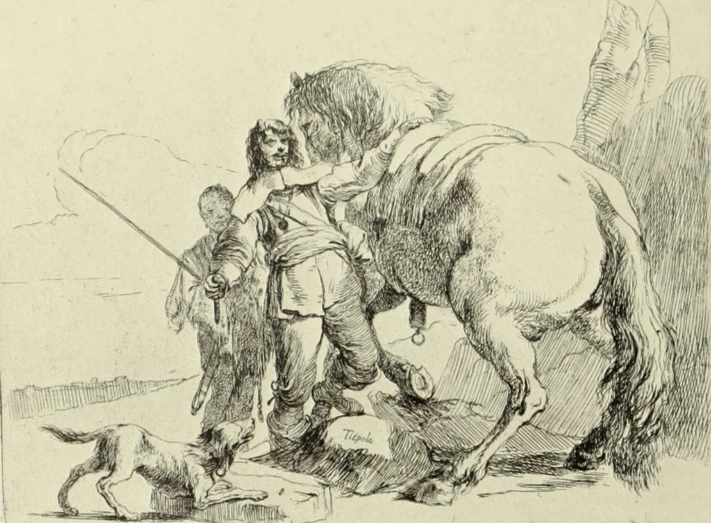 An illustration from The great painter-etchers from Rembrandt to Whistler, 1914, leaf 169