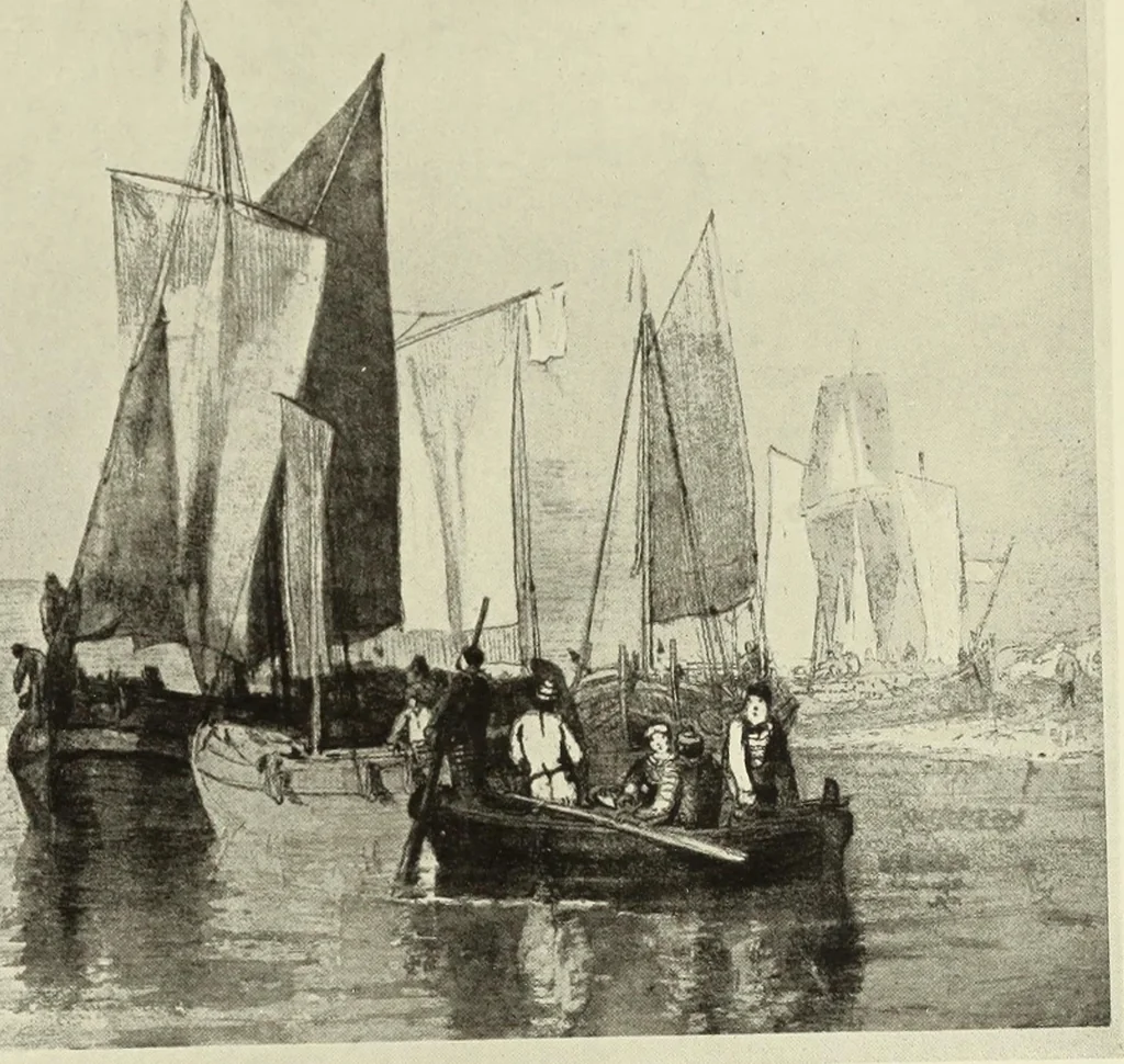 An illustration from The great painter-etchers from Rembrandt to Whistler, 1914, leaf 184