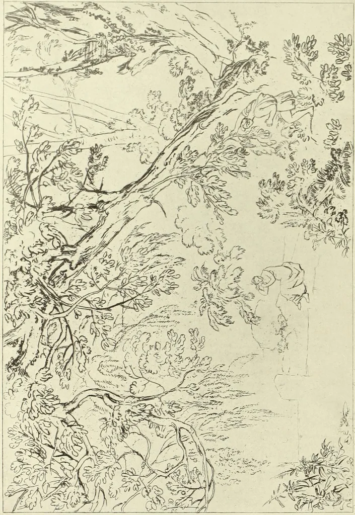 An illustration from The great painter-etchers from Rembrandt to Whistler, 1914, leaf 185